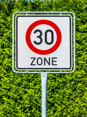 speed limit zone