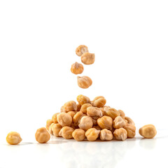 Chickpea or chick pea Cicer arietinum annual legume for cooking hummus. Garbanzo beans seeds for...