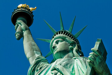 Fototapeta premium The Statue of Liberty in New York city.