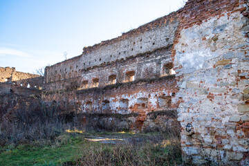 Old fortress castle ruins architecture elements