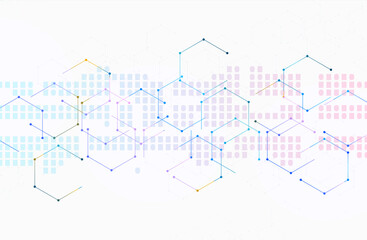 Abstract technology background vector image.	