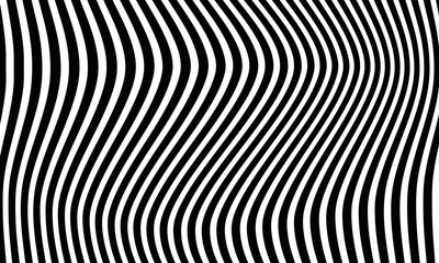 illusion abstract wave background black and white