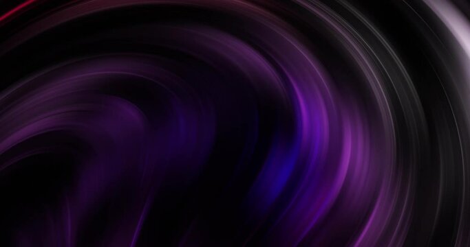 Abstract spiral swirl gradient dark violet and blue liquid gradient graphic wave motion seamless loop background animation.