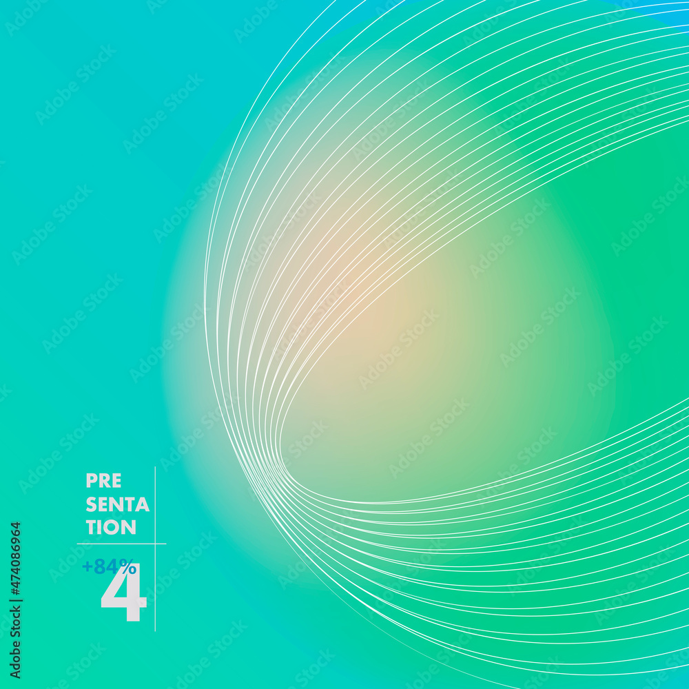 Leinwandbilder abstract circles design element. vector shapes on blue background