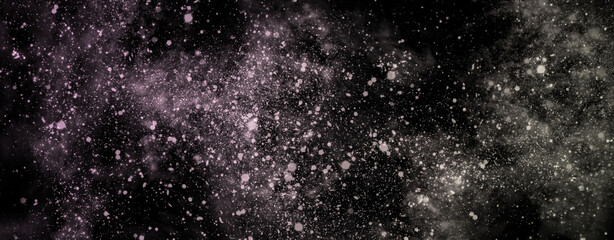 abstract space, colorful nebula, stars and sky