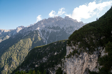 Fototapeta na wymiar View from Monte Piano into Val di Landro, Dolomites