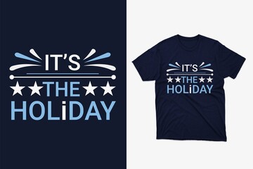 it's the holiday season typography design for a t-shirt, fashion, print, and other uses