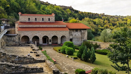 Fototapeta na wymiar Church of Holy Forty Martyrs of Sebaste in Veliko Tarnovo, the place of repose of Saint Sava, the first Archbishop of Serbia