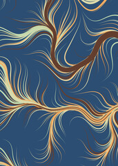 Abstract Perlin Noise Geometric Pattern generative computational art illustration