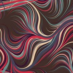 Abstract Perlin Noise Geometric Pattern generative computational art illustration
