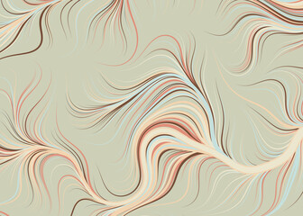 Fototapeta premium Abstract Perlin Noise Geometric Pattern generative computational art illustration