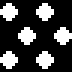 Inca crosses seamless pattern. Ethnic ornament. Folk background. Geometric wallpaper. Cross shapes image. Tribal motif. Ancient mosaic. Digital paper, web design, textile print, abstract. Vector art