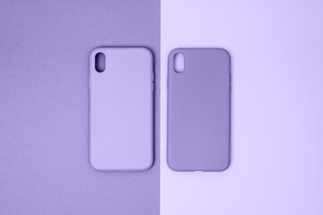 Two silicone cases for the smartphone.