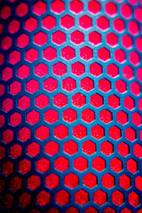 Macro shot of a microphone