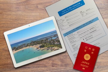 新型コロナの陰性証明、パスポートを持って海外旅行ハワイ