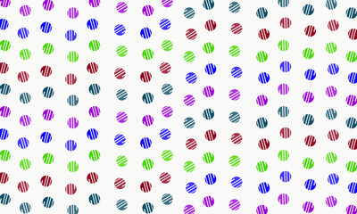 white background with a collection of small circles