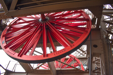 Roue rouge