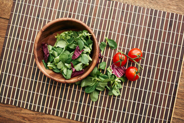 salad plate fresh food vegetables snack top view