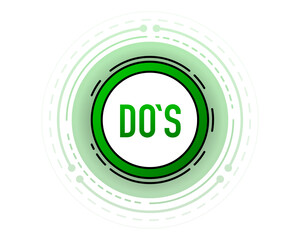 Check box list icons set, green and red, yes or no, dos or donts isolated on white background. Vector illustration.