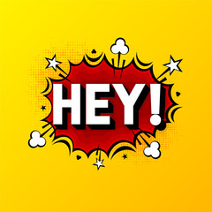 Comic word Boom. Comics speech bubble template. Cartoon style comic dialog cloud. Pop art explosion. Vector illustration.