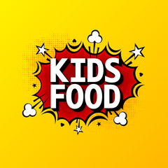 Comic word Boom. Comics speech bubble template. Cartoon style comic dialog cloud. Pop art explosion. Vector illustration.