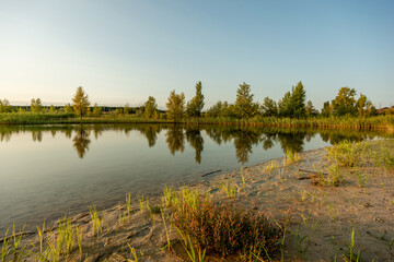 Fototapeta premium lake in autumn