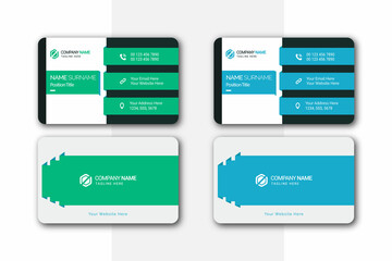minimal, creative, clean, and modern business card design template for Business