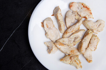 Julienned fried chicken