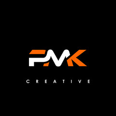 PMK Letter Initial Logo Design Template Vector Illustration