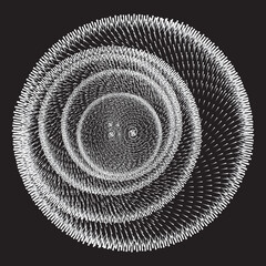 3D Spiral Design Element. Background abstract image