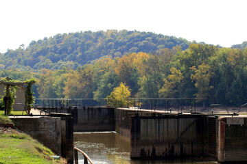 Fototapeta na wymiar Muskingum River, Ohio