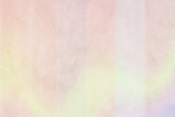 Watercolor washi paper background. Abstract gradient striped texture.