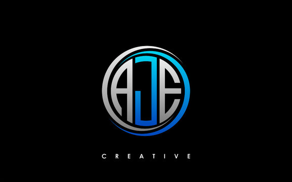 AJE Letter Initial Logo Design Template Vector Illustration