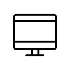 Company computer device monitor office icon