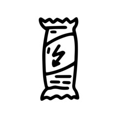 climbing snack bar line vector doodle simple icon