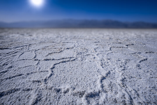 Death Valley With Salt Flats