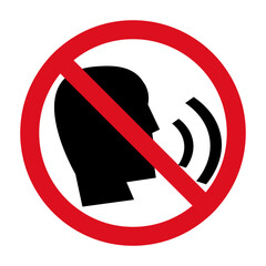 No voice icon