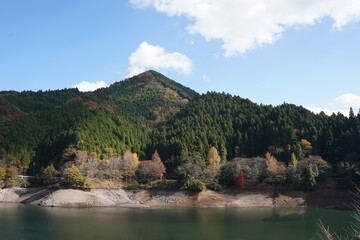 lake and mountains