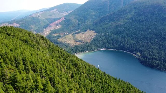 Wesley Ridge Mountain on Vancouver Island Canada