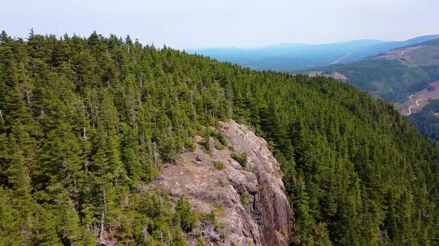 Wesley Ridge Mountain on Vancouver Island Canada