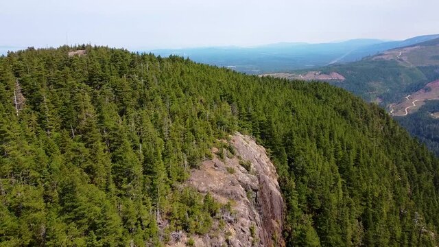 Wesley Ridge Mountain on Vancouver Island Canada