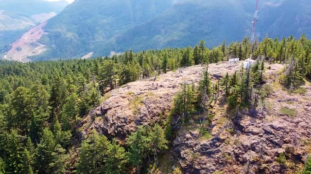 Wesley Ridge Mountain on Vancouver Island Canada