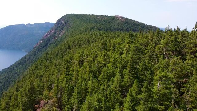 Wesley Ridge Mountain on Vancouver Island Canada