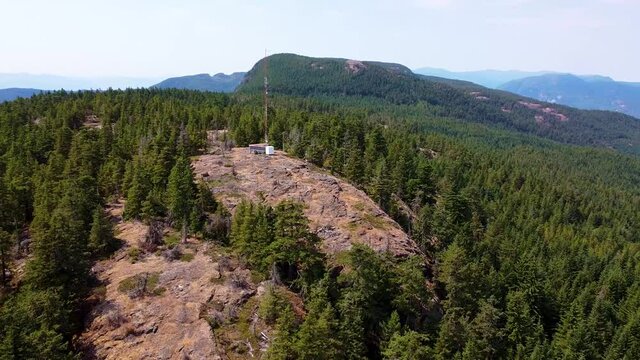 Wesley Ridge Mountain on Vancouver Island Canada