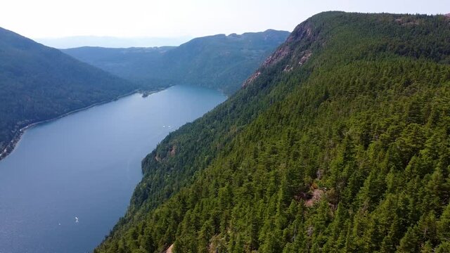 Wesley Ridge Mountain on Vancouver Island Canada
