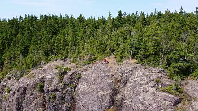 Wesley Ridge Mountain on Vancouver Island Canada