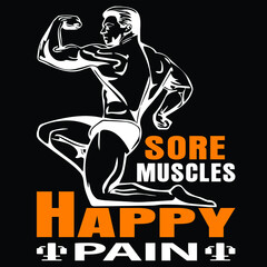 Fitness t-shirt design