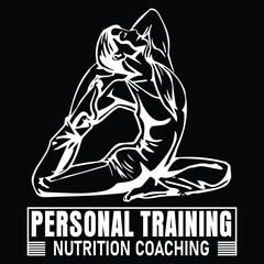 Fitness t-shirt design