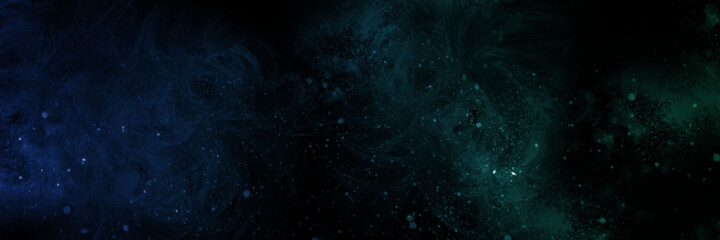 abstract space, colorful nebula, stars and sky