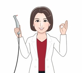 医療従事者の女性